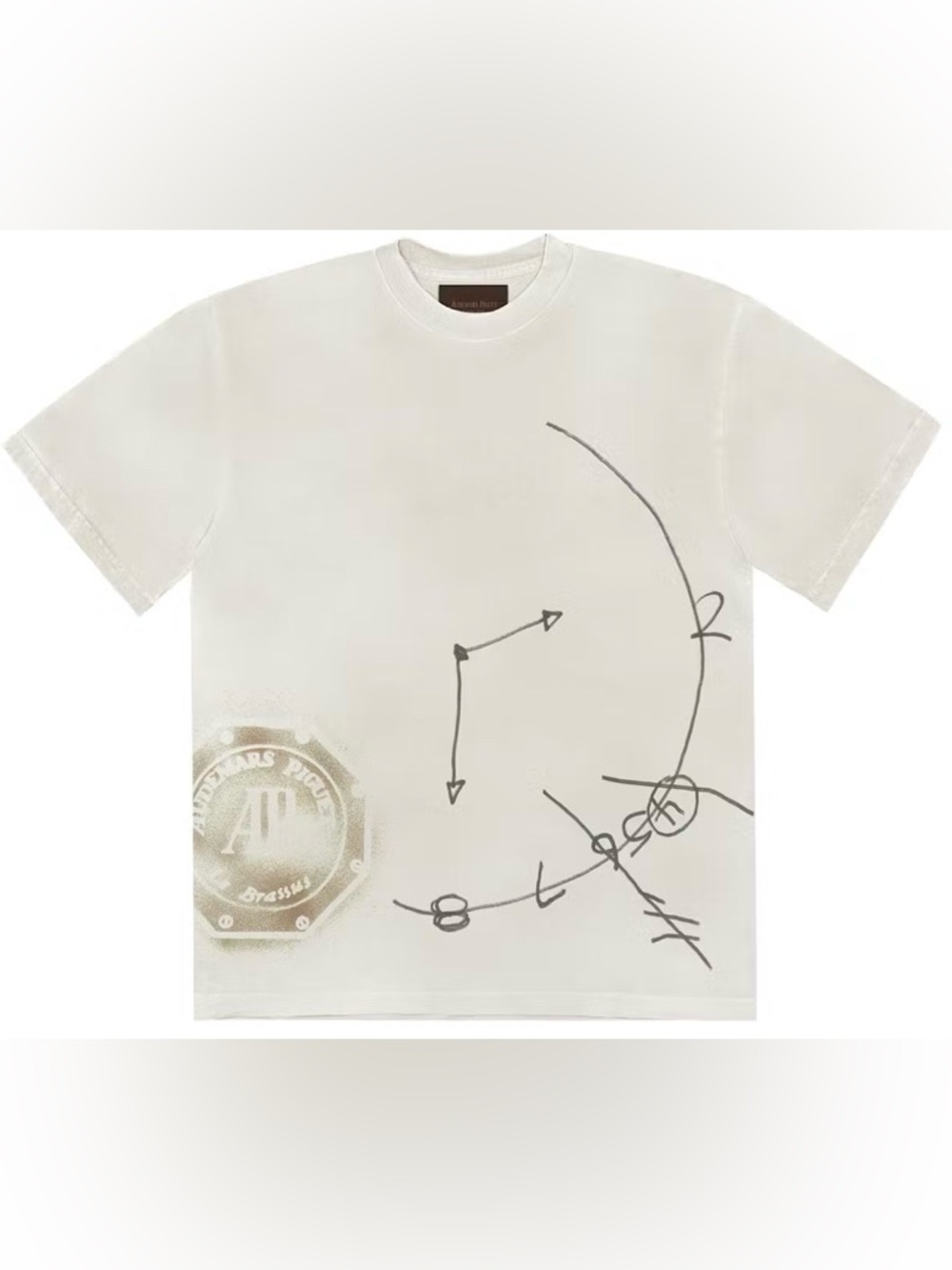 Travis Scott CJ x Audemars Piguet ‘Time Zones’ tee